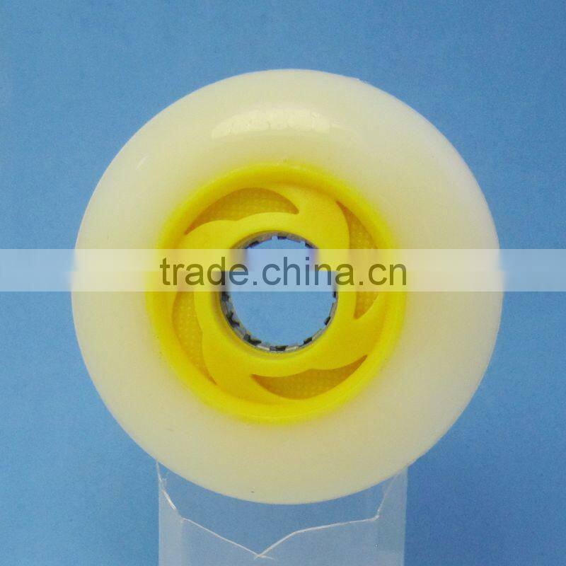 76mm and 80mm flashing inline skate wheel, pu wheels,LED wheels