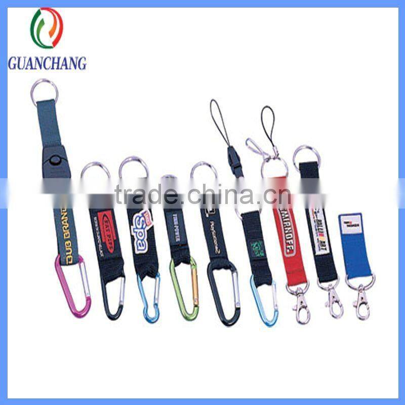 OEM promotional gifts compass carabiner short strap
