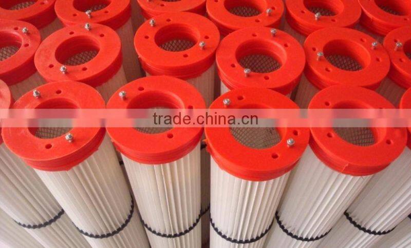 Dust collector for cleaning up the silos