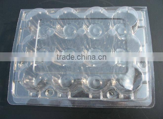 12 holes plastic quail egg cartons