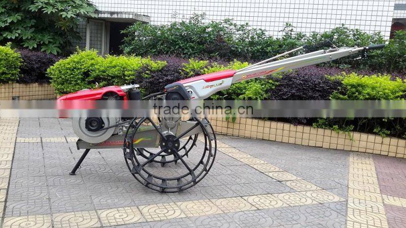 Popular top sale kubota Walking tractor 8hp mini trailer for power tiller