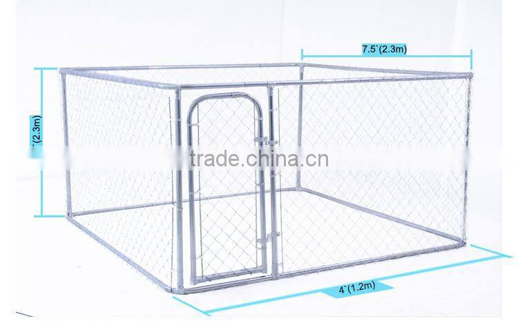 large outdoor chain link box pet kennel dog supply