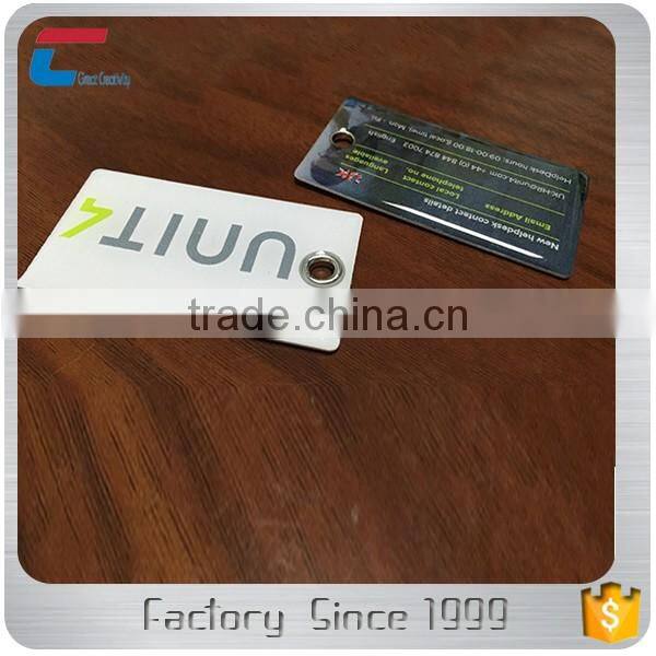 ISO14443A /ISO15693 /13.56MHZ Customized Design RFID NFC Key Tag Key Fob with Metal Edge