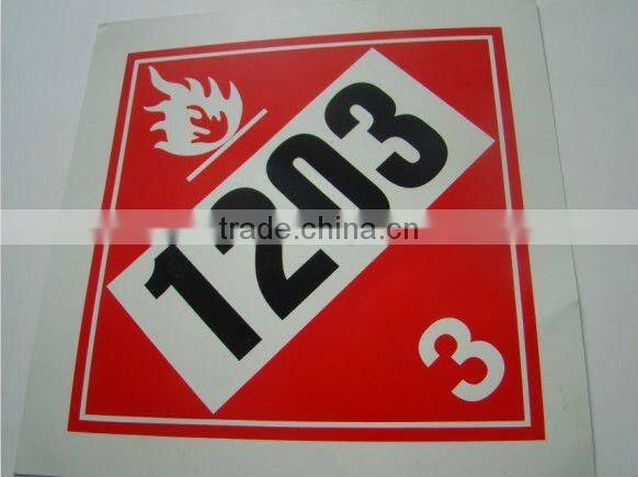 pvc warning symbol sign