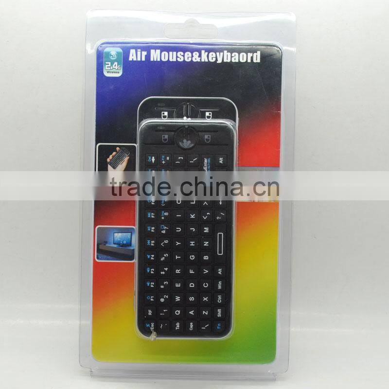Distributor 2.4G wireless air mouse keyboard for HTPC, Tablet PC