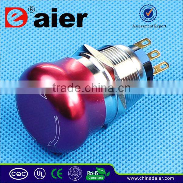 Daier Export 22mm Illuminated Pushbutton Switch, Anti Vandal Push Button Switch, Stainless Steel Pushbutton Switch waterproof
