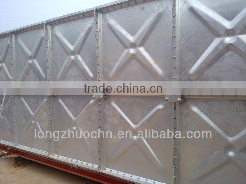 panel Type Water Tank/1.22*1.22m Galvanized Steel Plate/galvanized steel water storage tanks