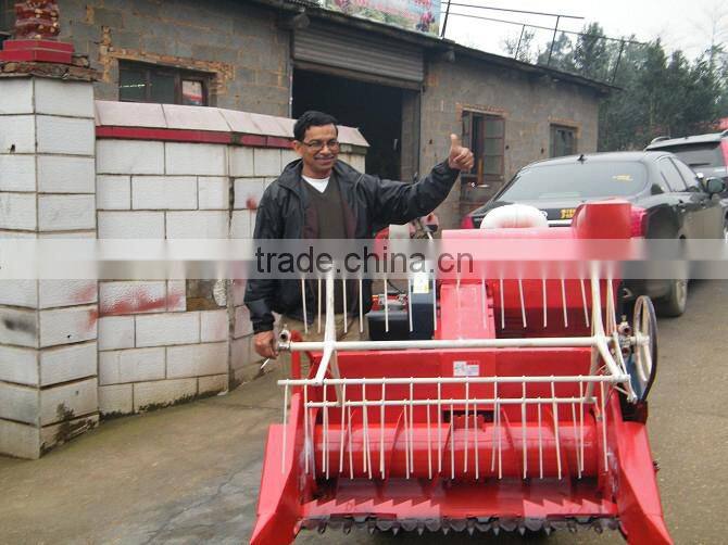 Factory mini rice harvester for wet field