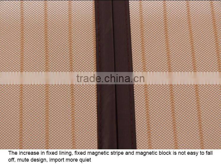 2016 Dustproof anti-mosquito soft magnetic rolling screen door with good light and closed