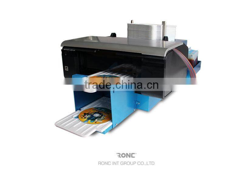 Best Selling cd dvd Printing Machine with 6 colors and High Resolution cd dvd Printer