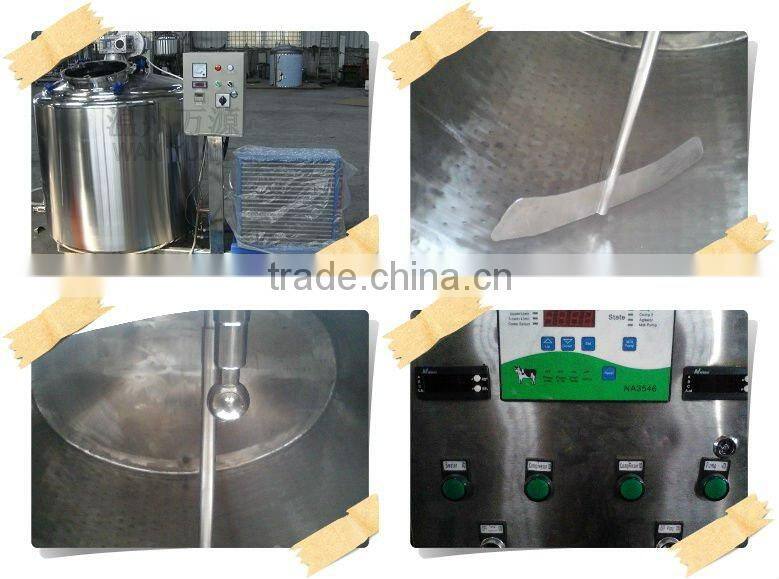 500L vertical milk cooling tank