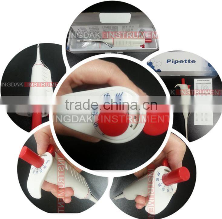 Single Channel Adjustable Pipette-Five Fixed Volume