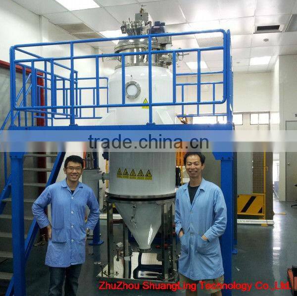 Vacuum gas atomizer for micron metal powder