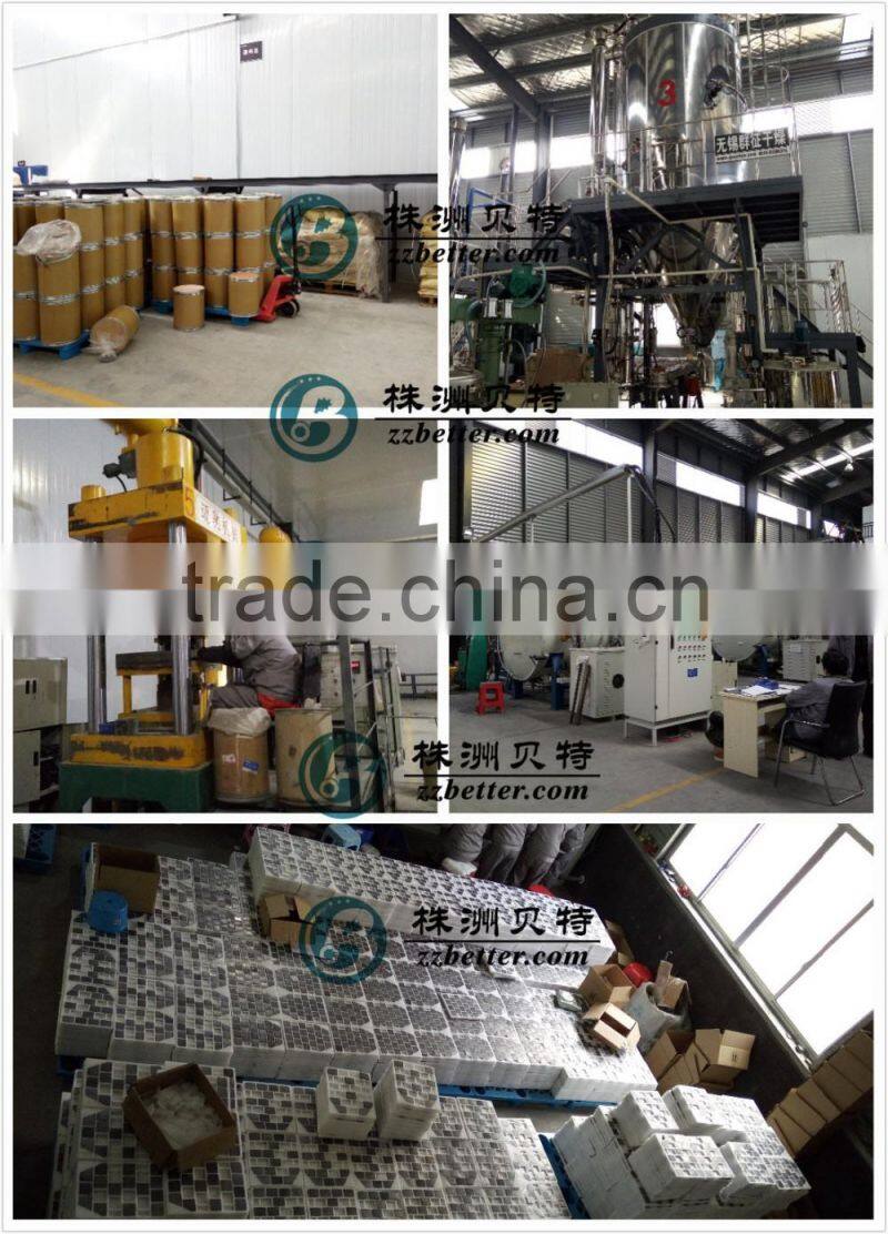 suqare boron carbide plate for tactical use 100*100*R400