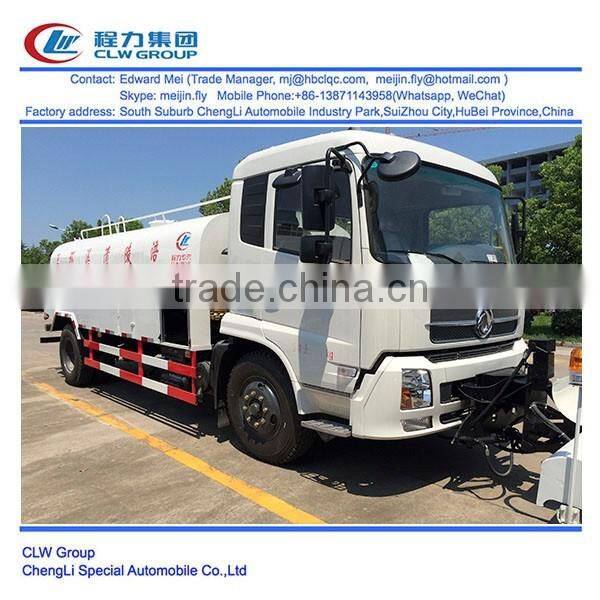 Dongfeng 4*2 4*4 type 180 hp~210 hp 8 ton street sweeper truck