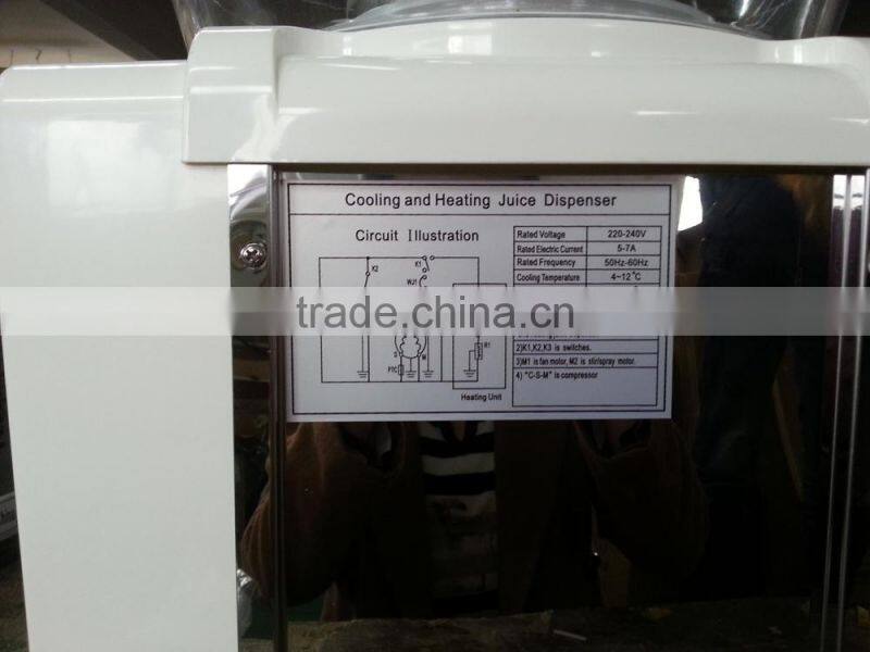 50L big round tank juice dispenser