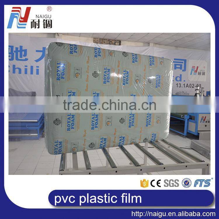 good quality mattress packaging transparent pvc film