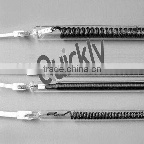 clear quartz tube carbon medium wave IR heater lamps