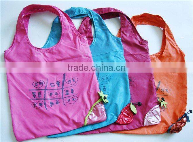 eggplant foldable shopping bag