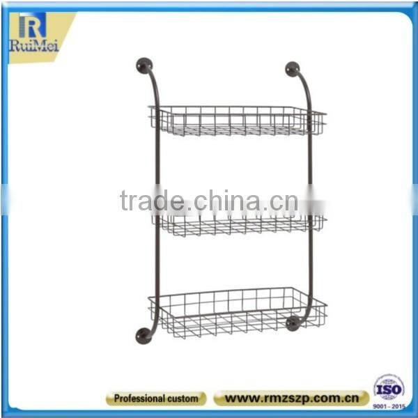 5-Tier Adjustable Knocked-Down Metal Floor Storage Rack Holder