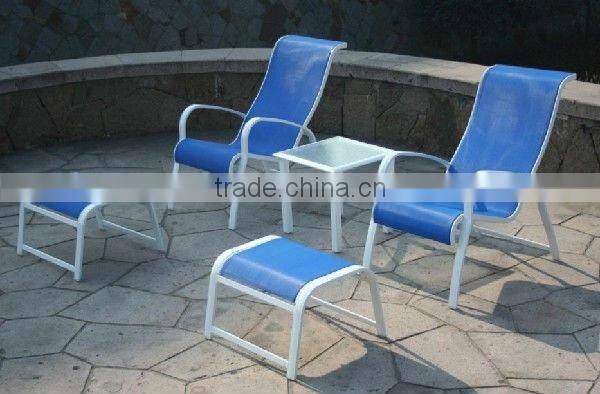 blue leisure chair/lounge chair with pedal 70000