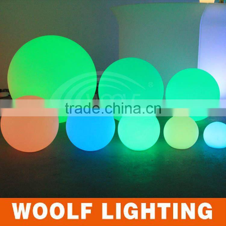 D30cm Waterproof IP68 low power swimming pool led light ball