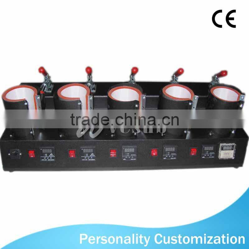 Hot Sublimation Mug Press, 5 In 1 Mug Heat Press Machine