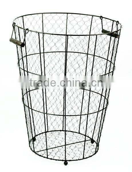 High Quality Unique Metal Wire Laundry Baskets