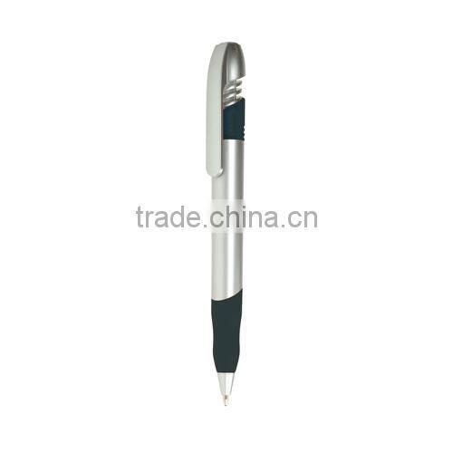Best selling stylus ballpoint pen with plastic barrel and rubber grip