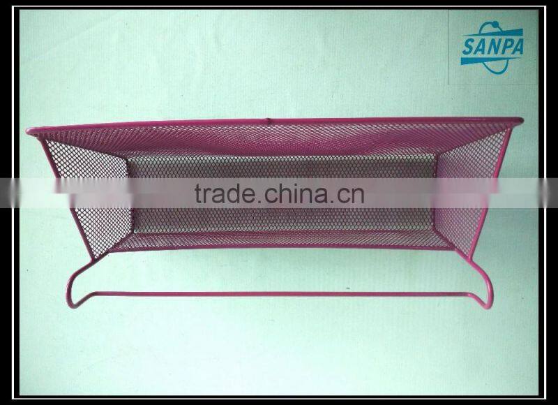 2016 Hot Hanging Storage Racks Wire Mesh Basket