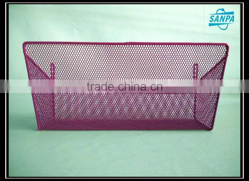 2016 Hot Hanging Storage Racks Wire Mesh Basket