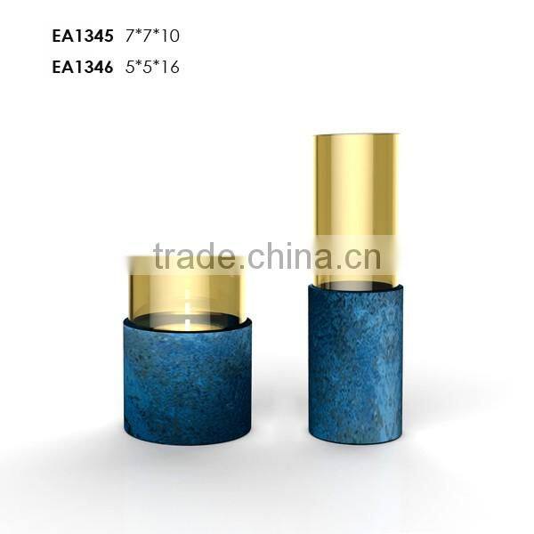 New Year Cute Elephant Shape Ceramic cement Candle Holder