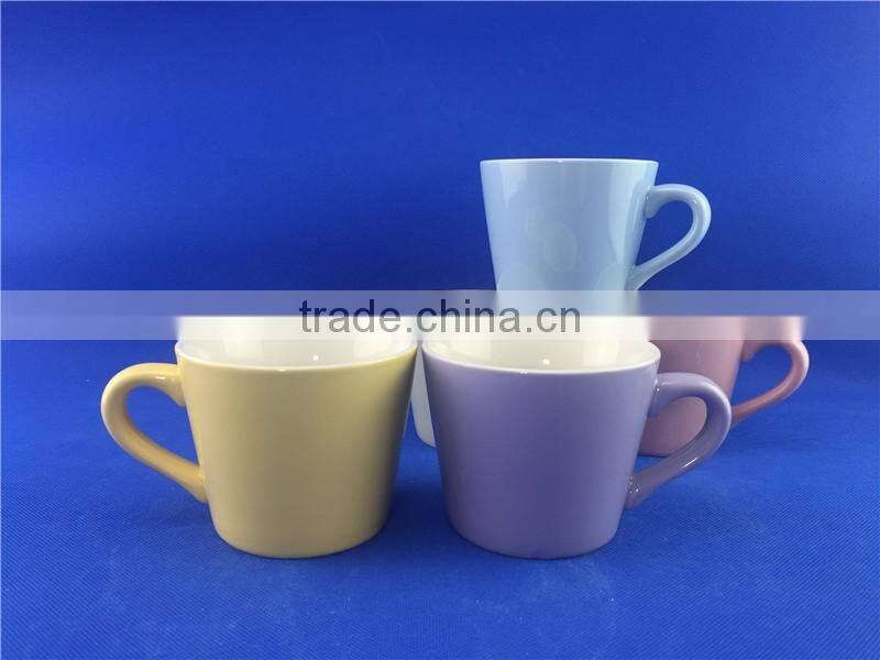 colorful coffee mugs