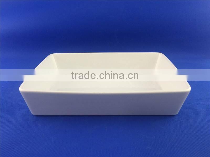 stocked white stoneware bakeware hot selling