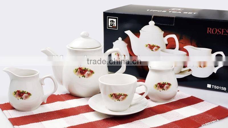 Ceramic Tea Set, Coffee Set, 15pcs coffee and tea set
