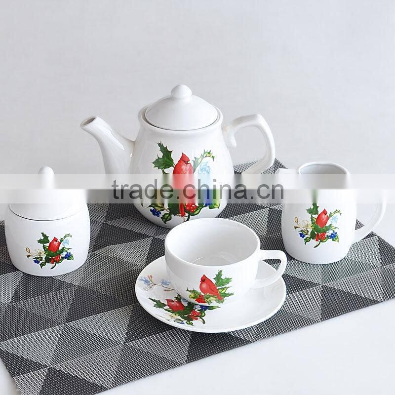 Ceramic Tea Set, Coffee Set, 15pcs coffee and tea set