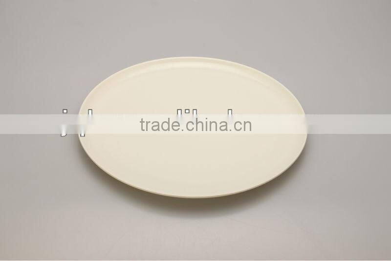 100% kids melamine pizza plate with handle WITH SGS CERTIFICATE AND LOW PRICE