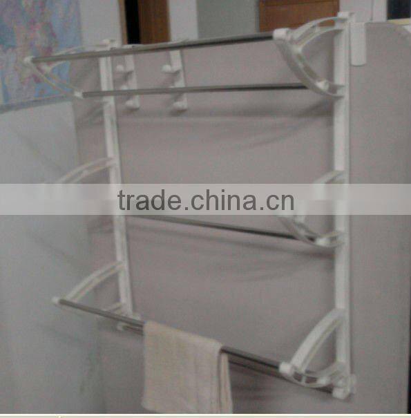 OVER THE DOOR SHOE RACK WITH HOOKS