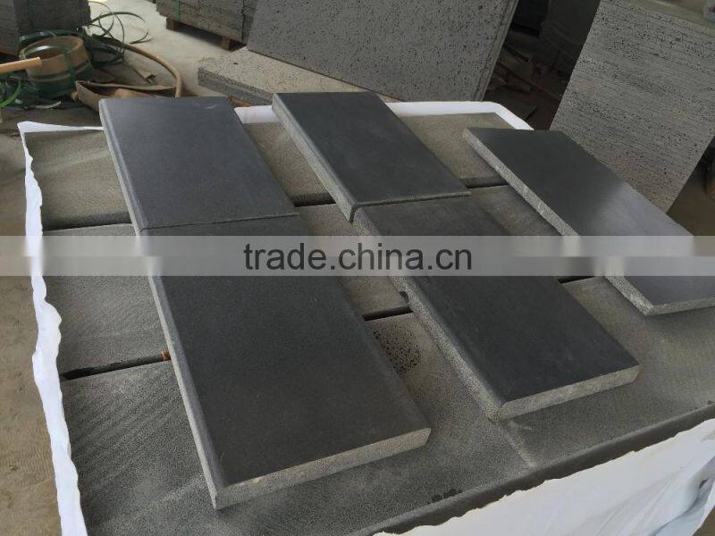 Antique Black Basalt Tiles Swimming Pool Tiles Black Basalt Swimming Pool Coping