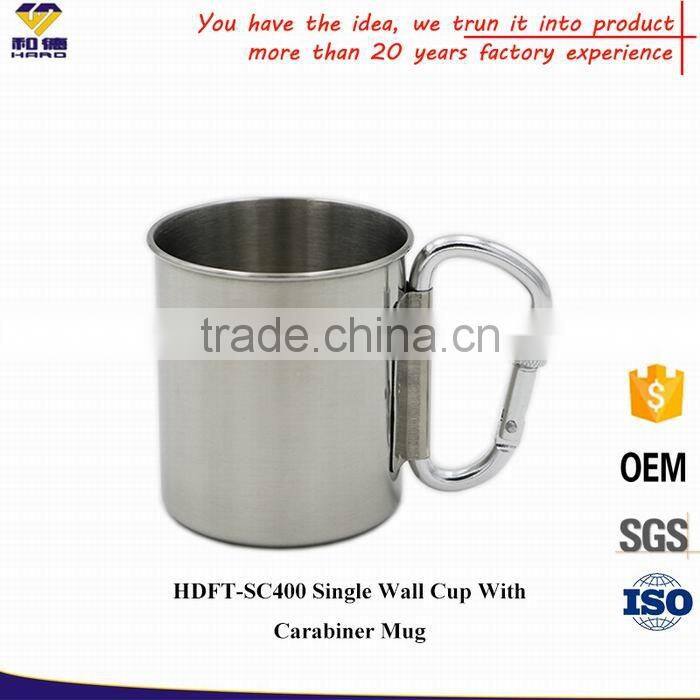 New Products ! OEM Single Wall Travel Mug Stainless Steel