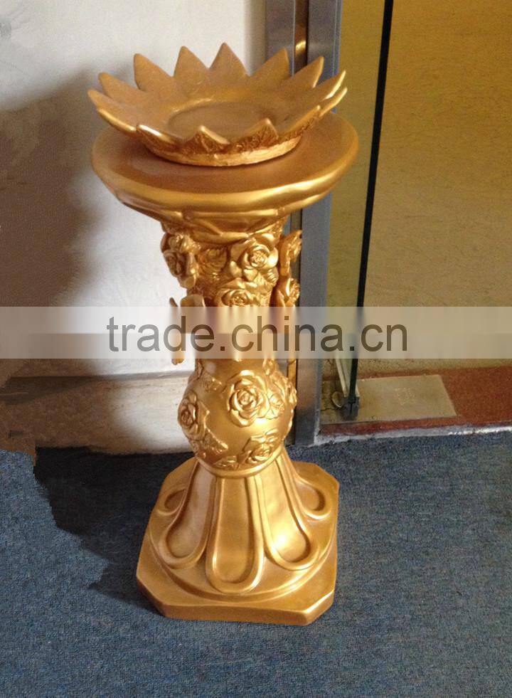 Decorative ashtray pillar Garden resin decoration