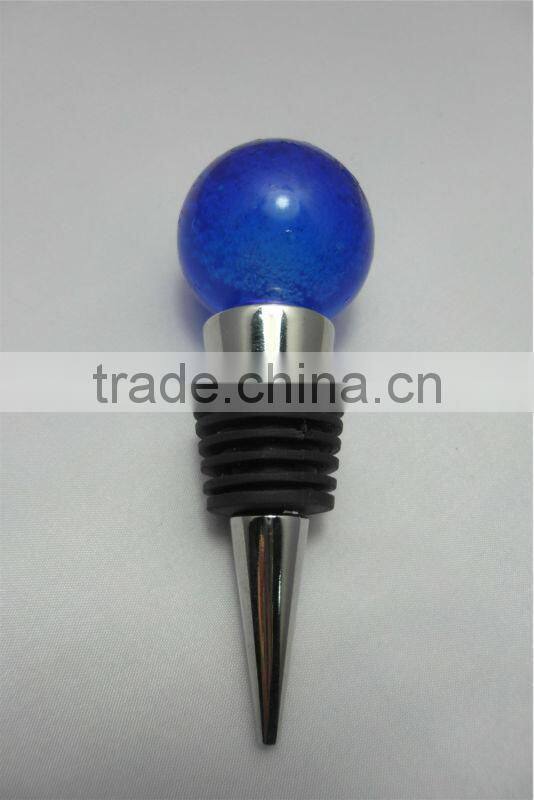 2014 Dongguan LED plastic silicone rhinestone decorative wine stoppers