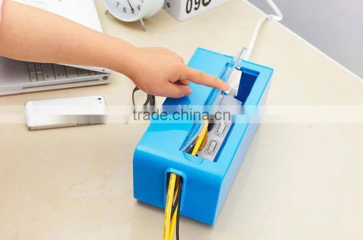 Multi Power Plug Socket Anti-dust Storage Box Cable/Wire/Cord Organizer Box