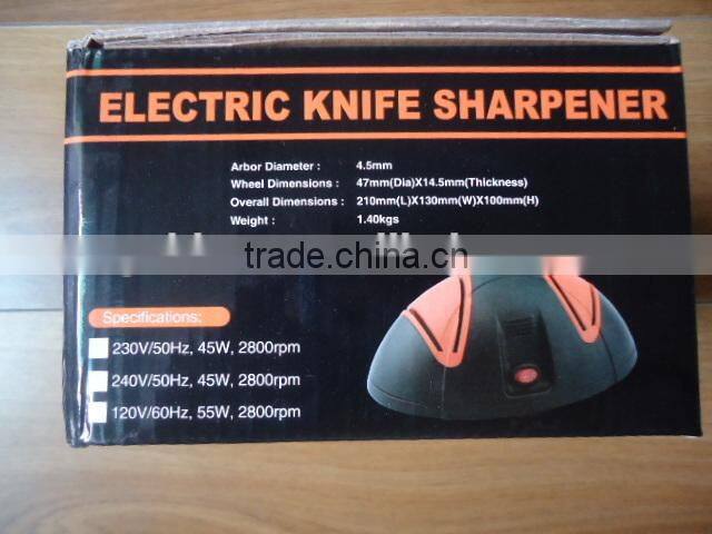 As Seen On TV 45w Power Handheld Knife Sharpener Mini Electric Commercial Knife Grinder Machine