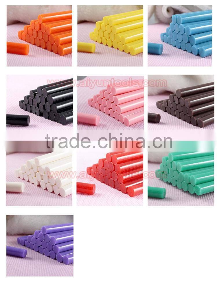 color glue stick Adhesive Sticks For Hot Melt Gun Car Audio Craft transparent glue gun colors