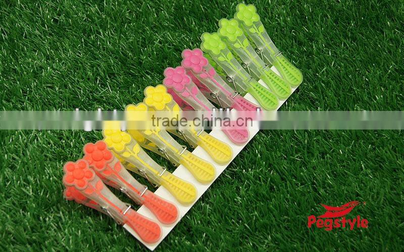 high quality Bi-material plastic spring clip