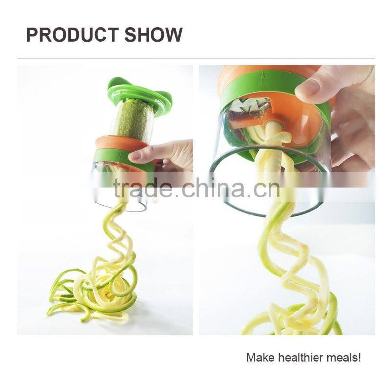 2017 New arrived 3 blade hand-held vegetable slicer