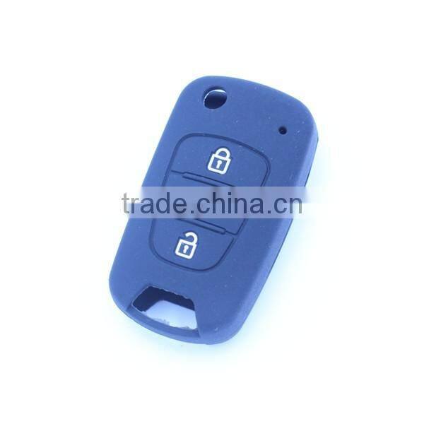 Factory supply silicone car key cover case for hyundai i30 3 buttons