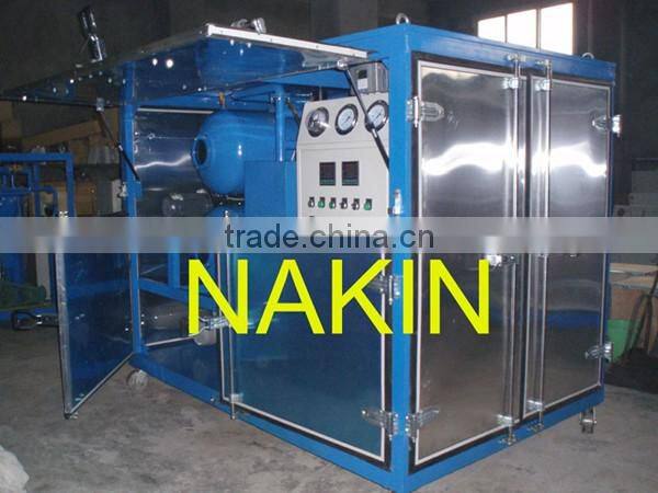 High Quality Nakin ZYD Double Stages Vacuum Transformer Oil Purifier