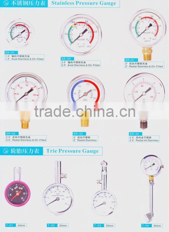 Plastic Pressure Gauge